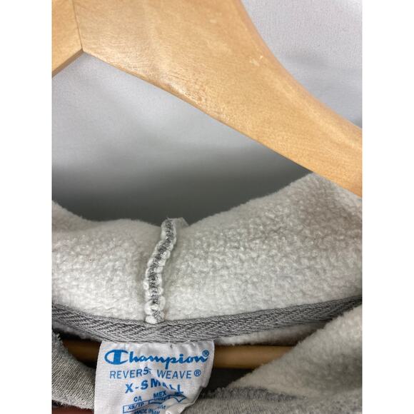 Champion GVSU Crop Hoodie Sweatshirt Size XS - Picture 3 of 4